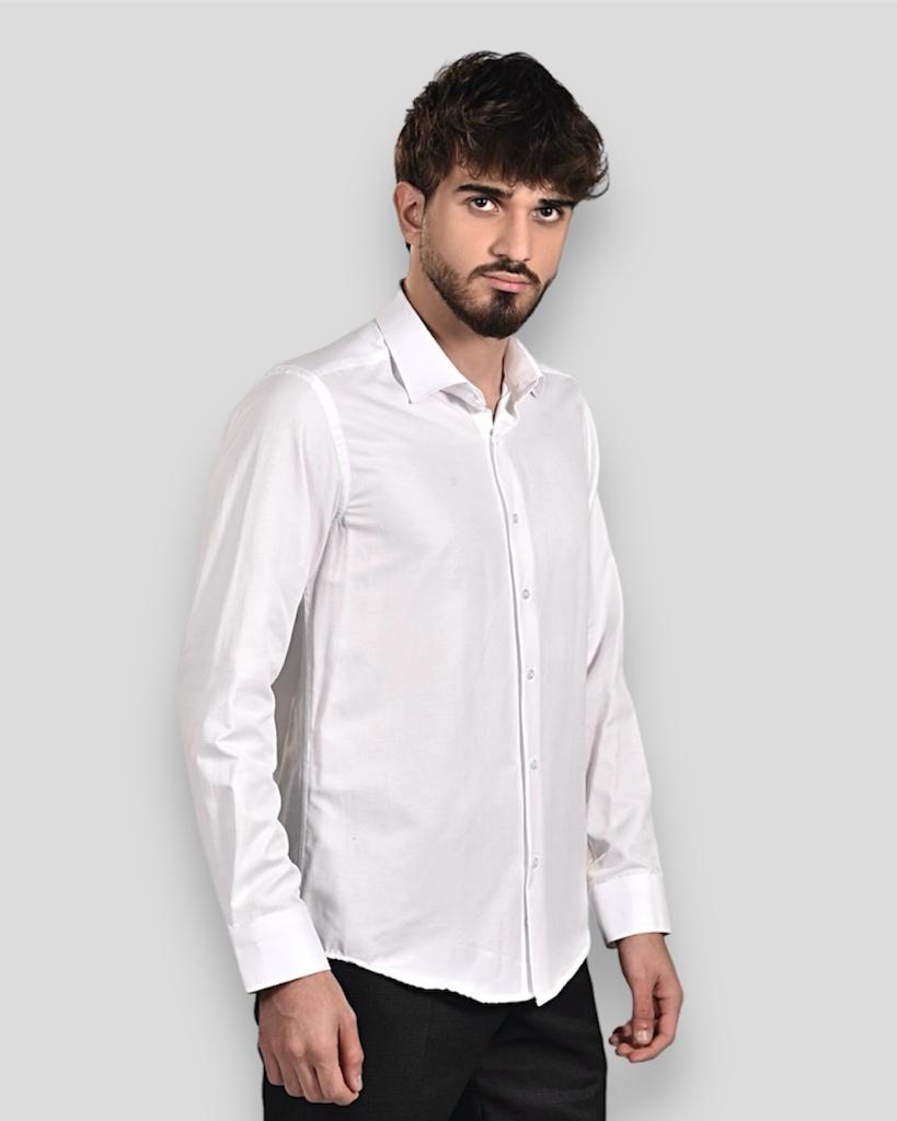 2H White Classic Shirt