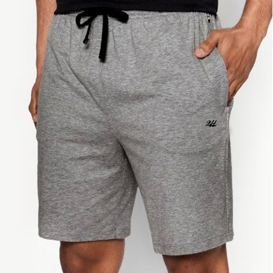 2H #5656 Darck Gray Cotton Shorts
