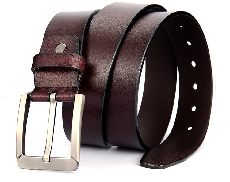 2H #9216 Brown Leather Casual Belt