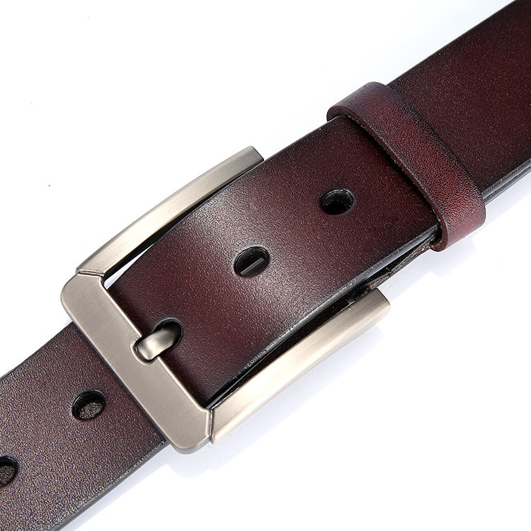 2H #9216 Brown Leather Casual Belt