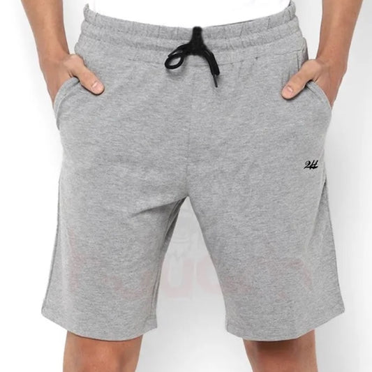 2H #5656 Light Gray Cotton Shorts