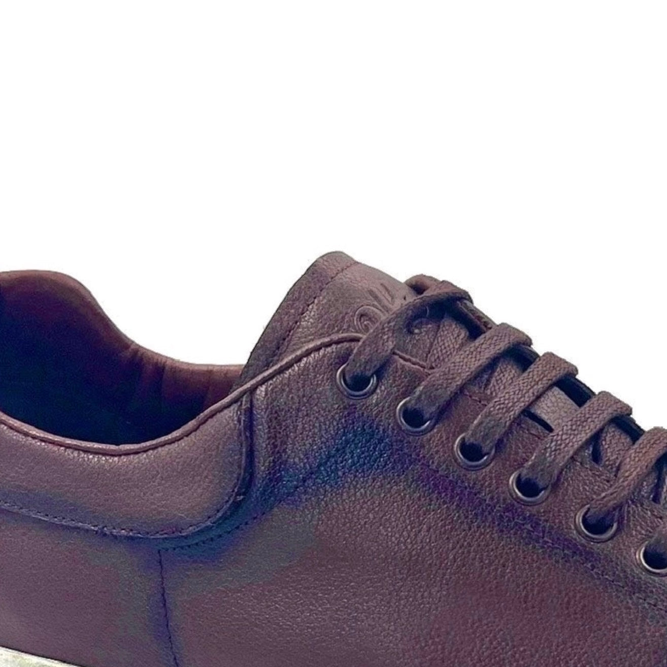 2H #013 Genuine Leather Brown Casual Shoes