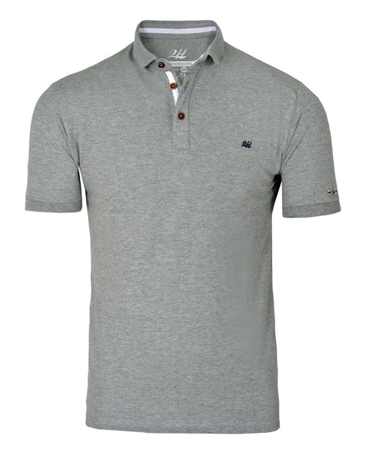 SALE! 2H #77032 Grey Polo T-shirt