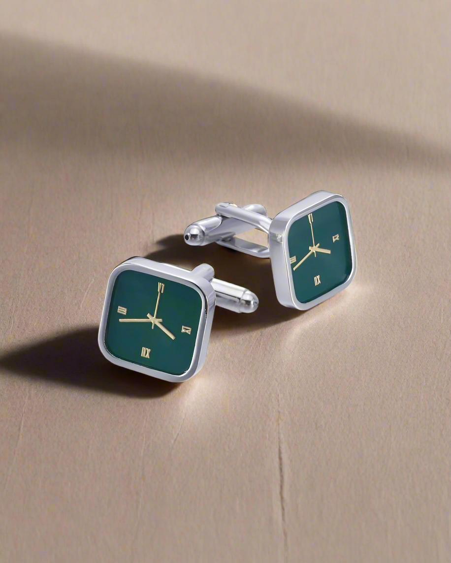 2H #DC2656 Cufflinks