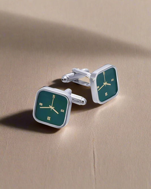 2H #DC2656 Cufflinks