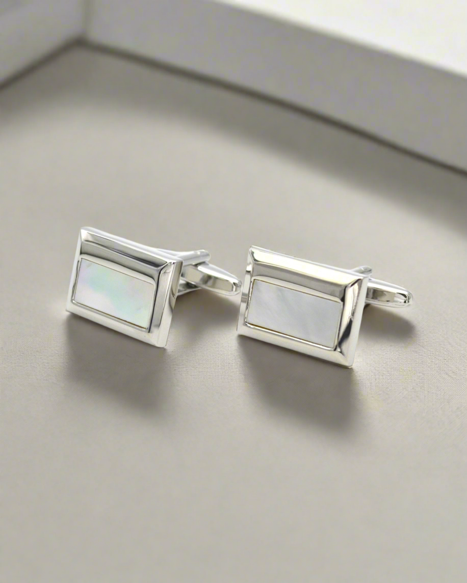 2H Silver Cufflinks