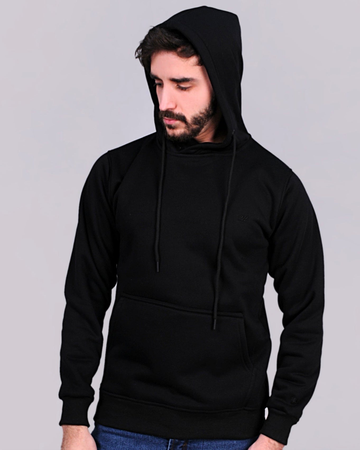 SALE! 2H Black Men Sweater Cotton Hoodie