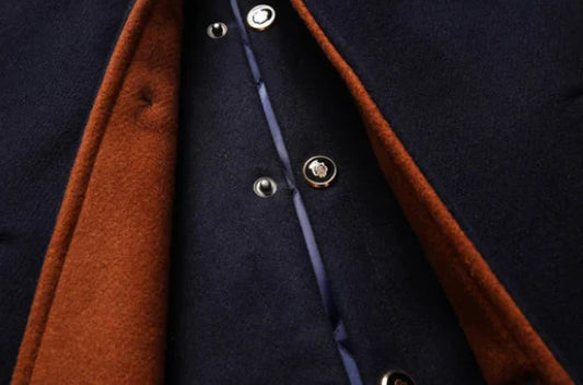 2H Navy Coat Jacket