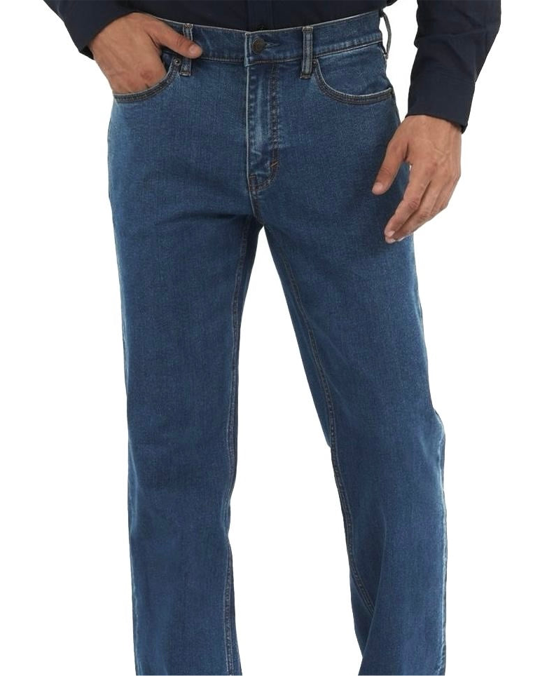 2H Dark Blue Stone wash Jeans Pant Regular Fit