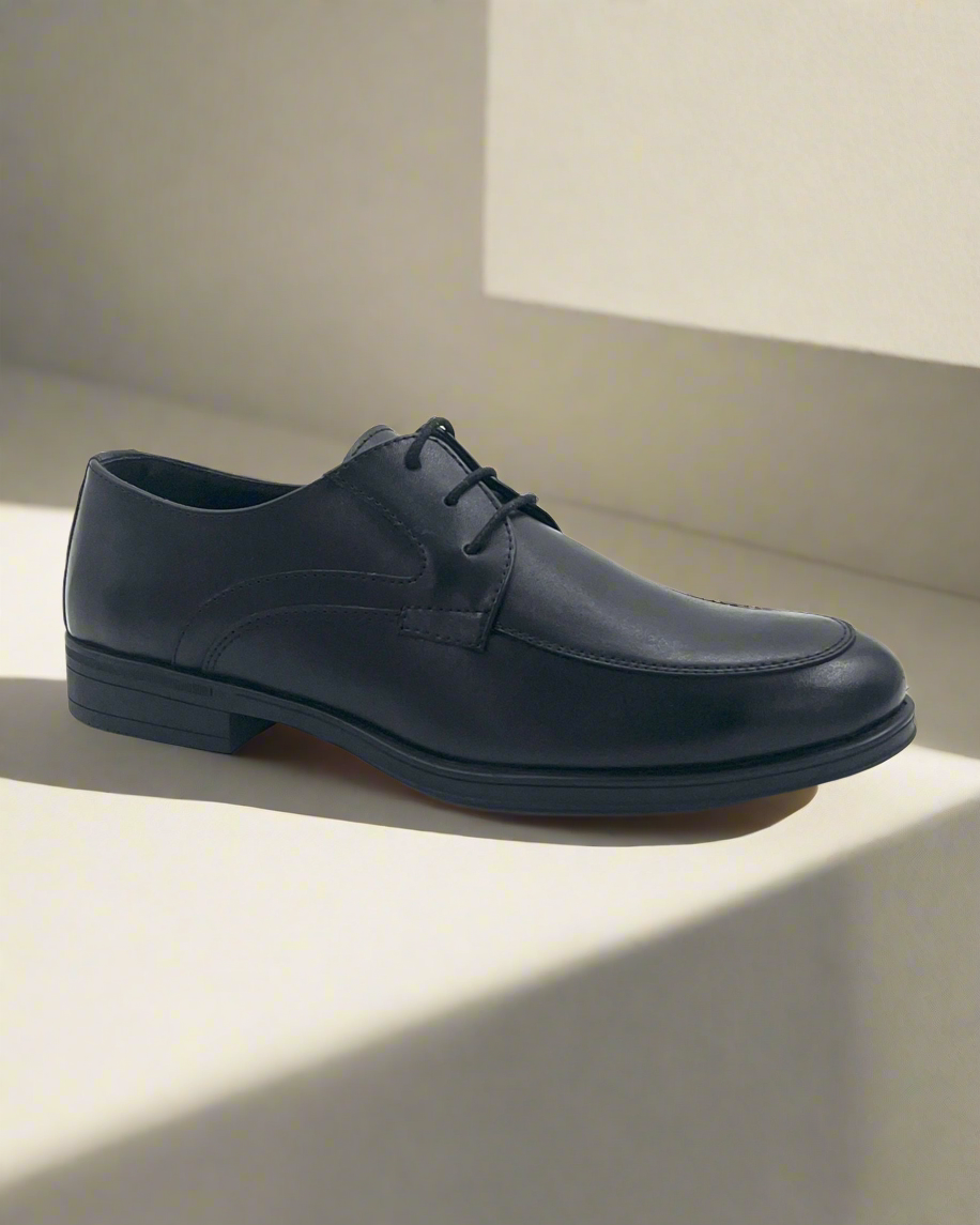 2H #929 Black plain Classic Shoes