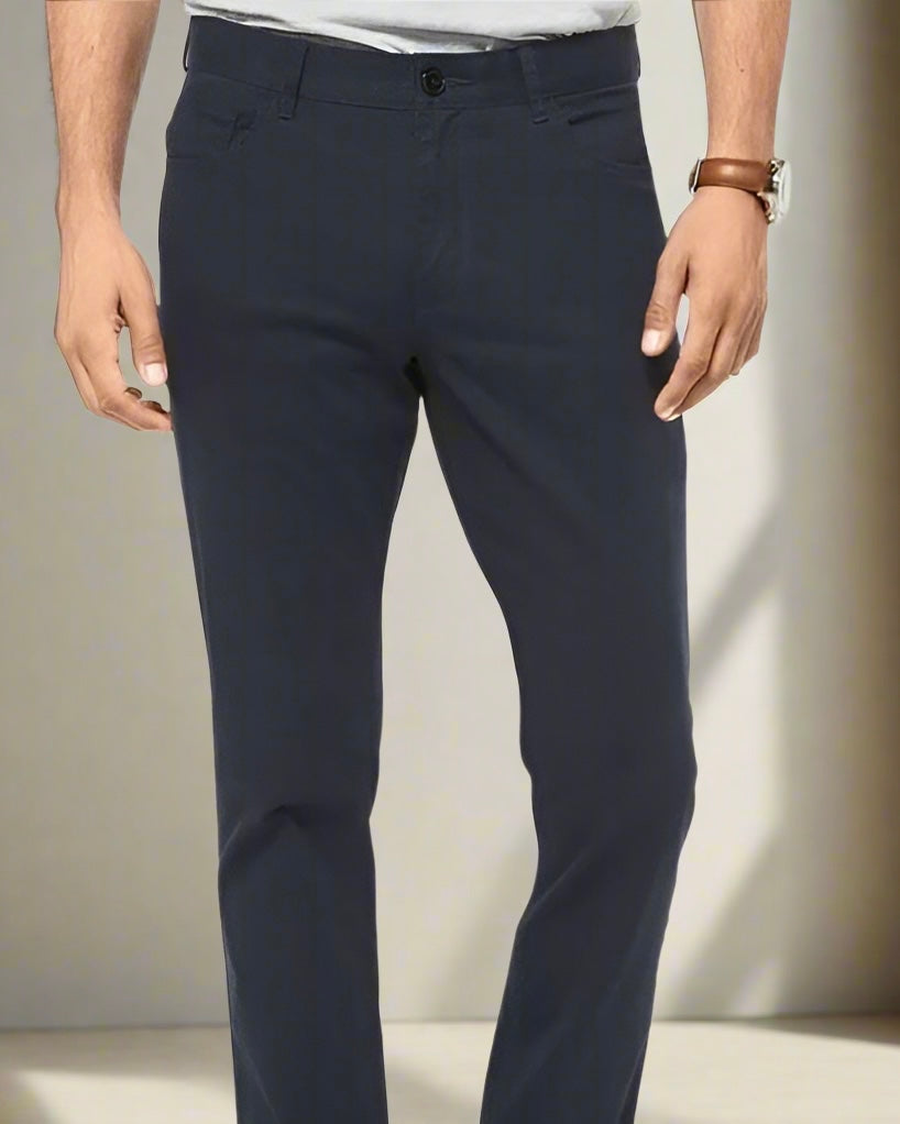 SALE! 2H Navy Five Pockets Slim Pant