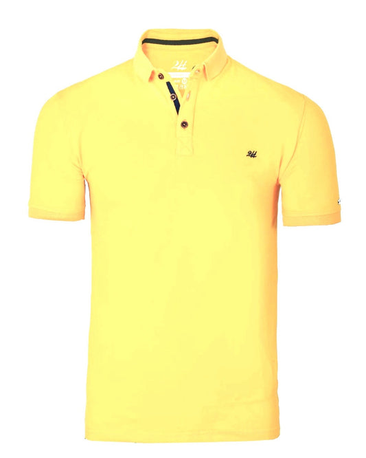 SALE! 2H #77032 Yellow Mustard Polo T-shirt