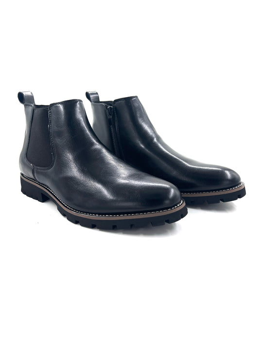 2H #A1723 Black Chelsea Boot