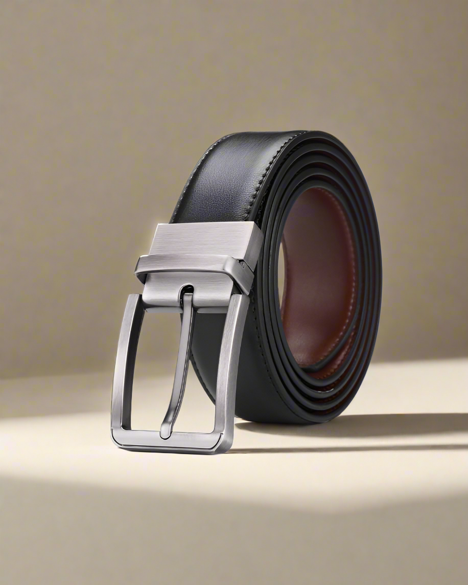 2H #8211 Double Face Leather Belt