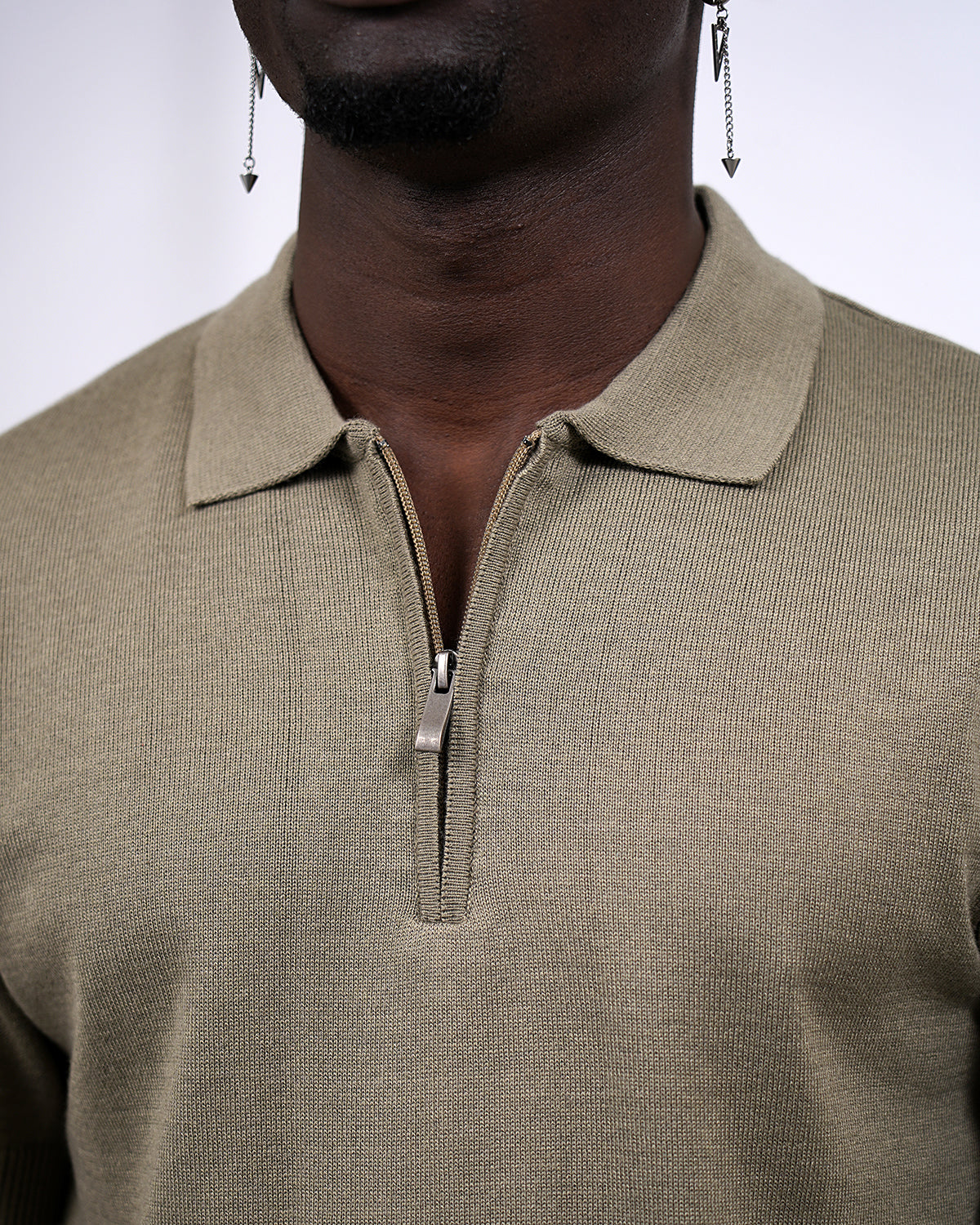 2H #453 Knitted Polo T-Shirt