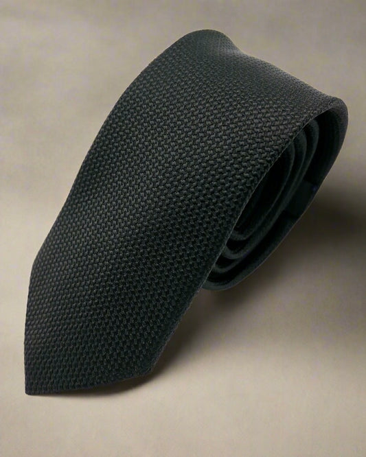 2H Black Neck Tie