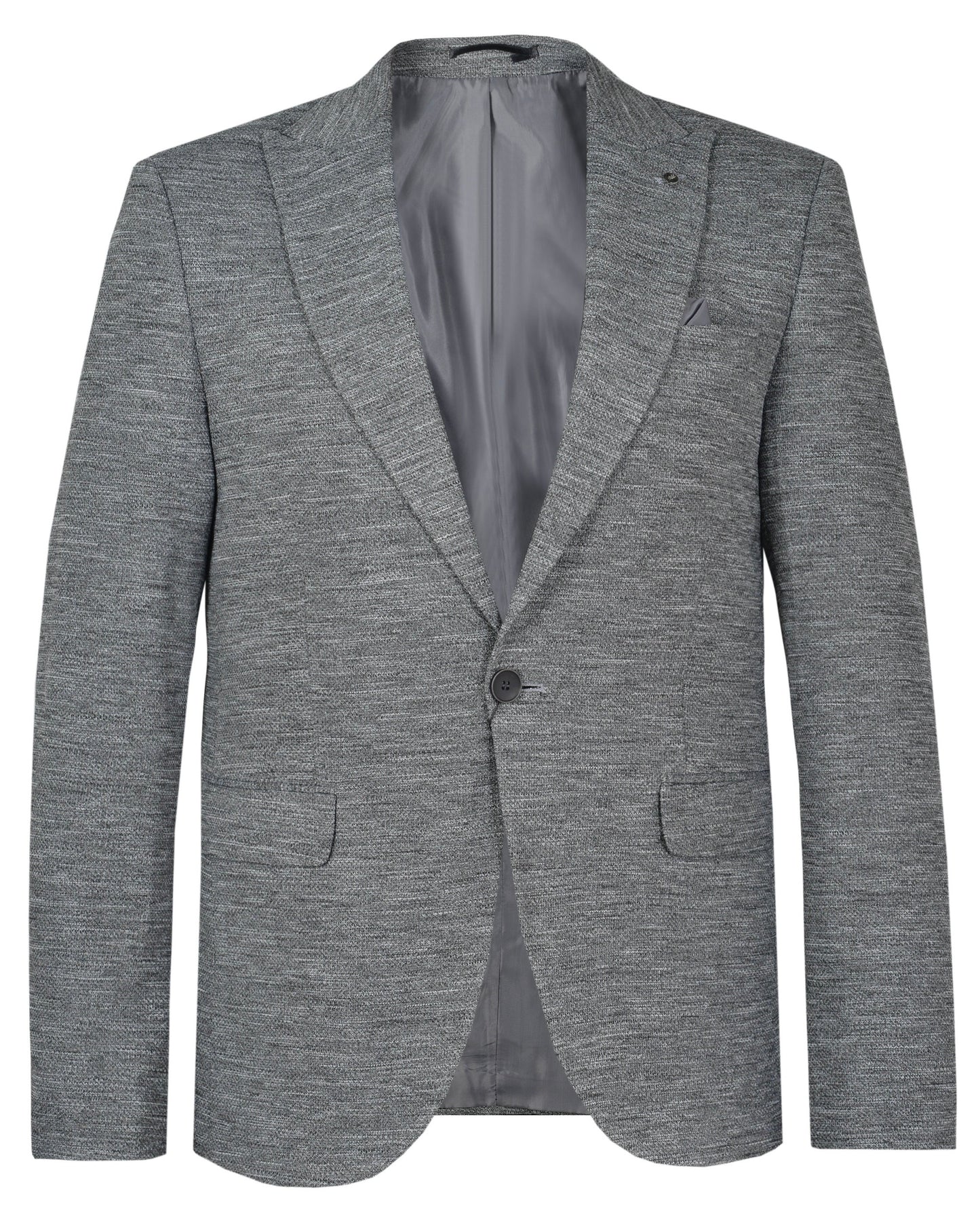 SALE! 2H Gray Tweed One Button Blazer