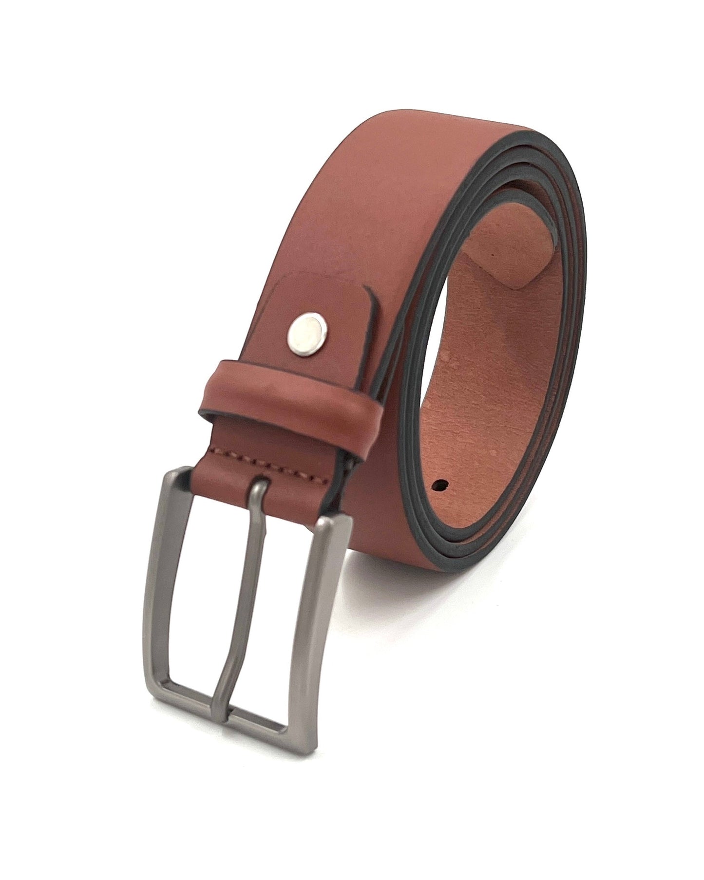 2H #EG Plain Havan Belt Genuine Leather