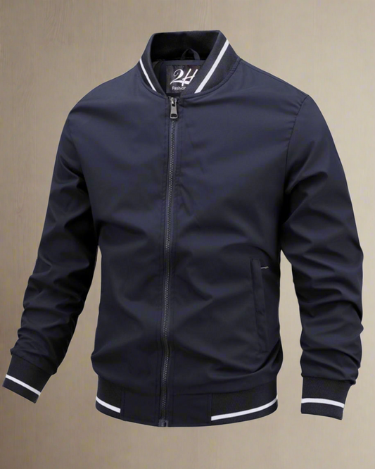 2H Navy Lightweight Casual Jacket