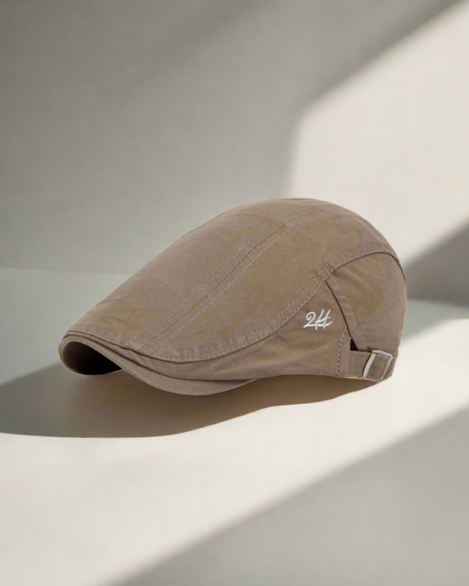 2H Beige Cotton cap