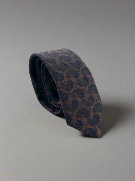 2H Brown Neck Tie