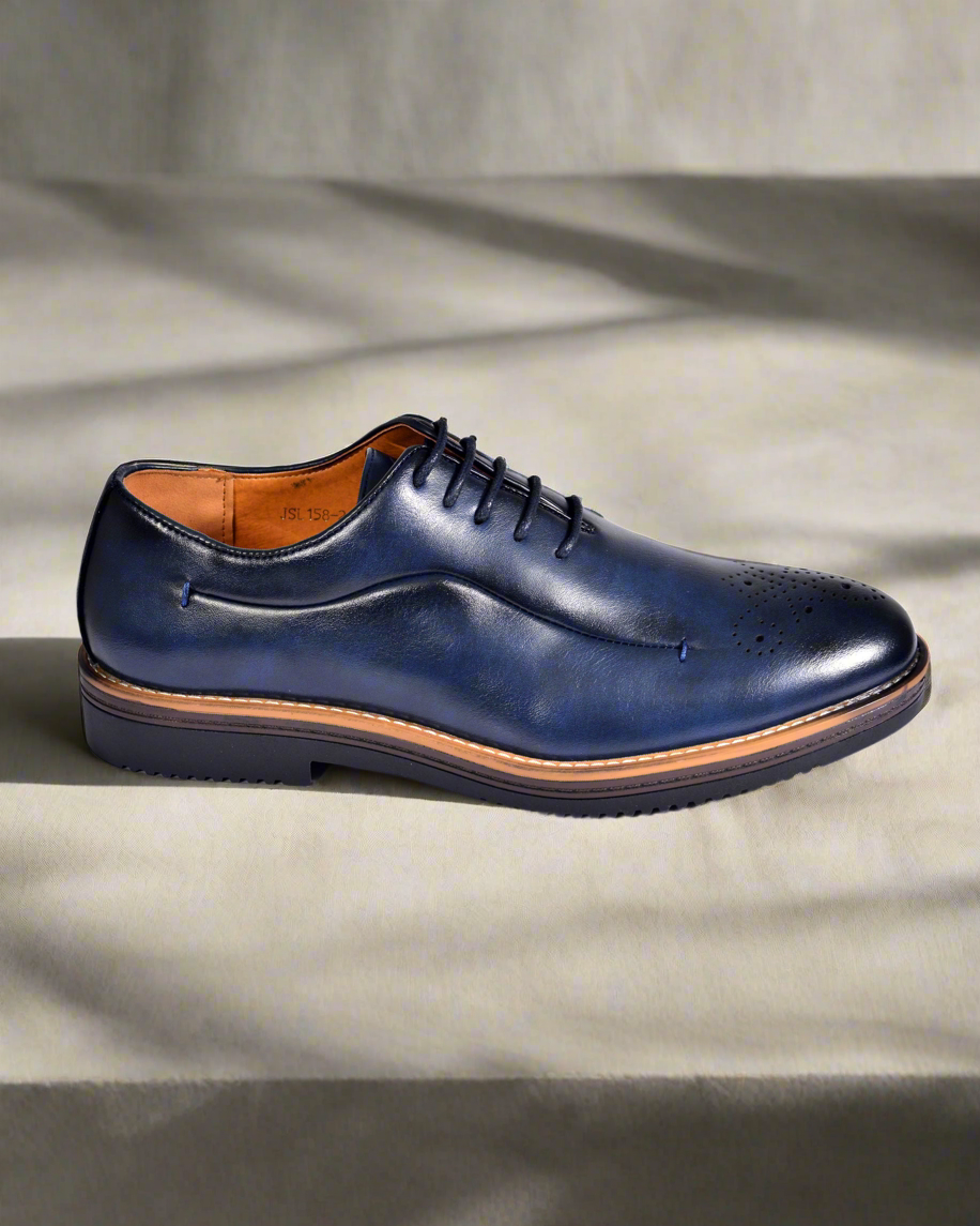 2H #158-2 Navy Classic Shoes