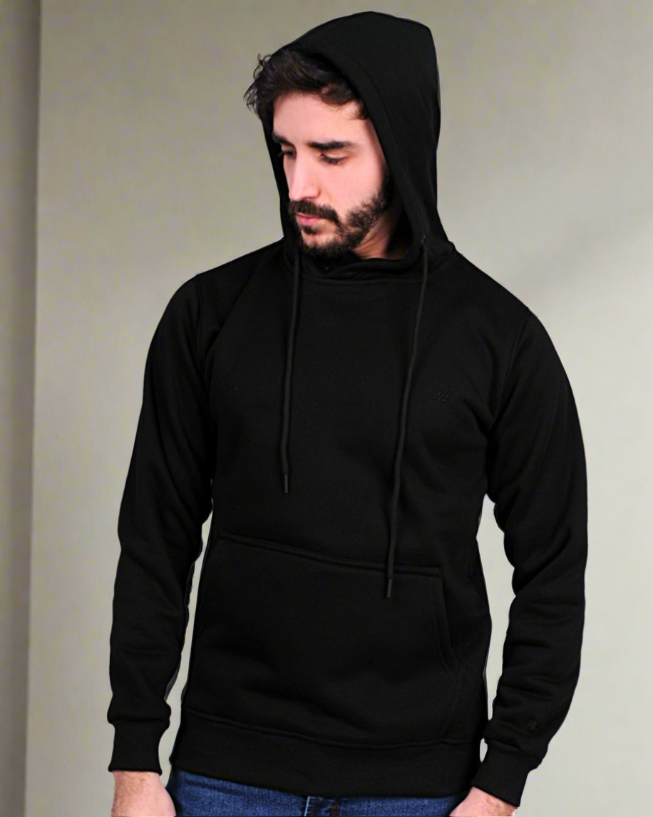 SALE! 2H Black Men Sweater Cotton Hoodie