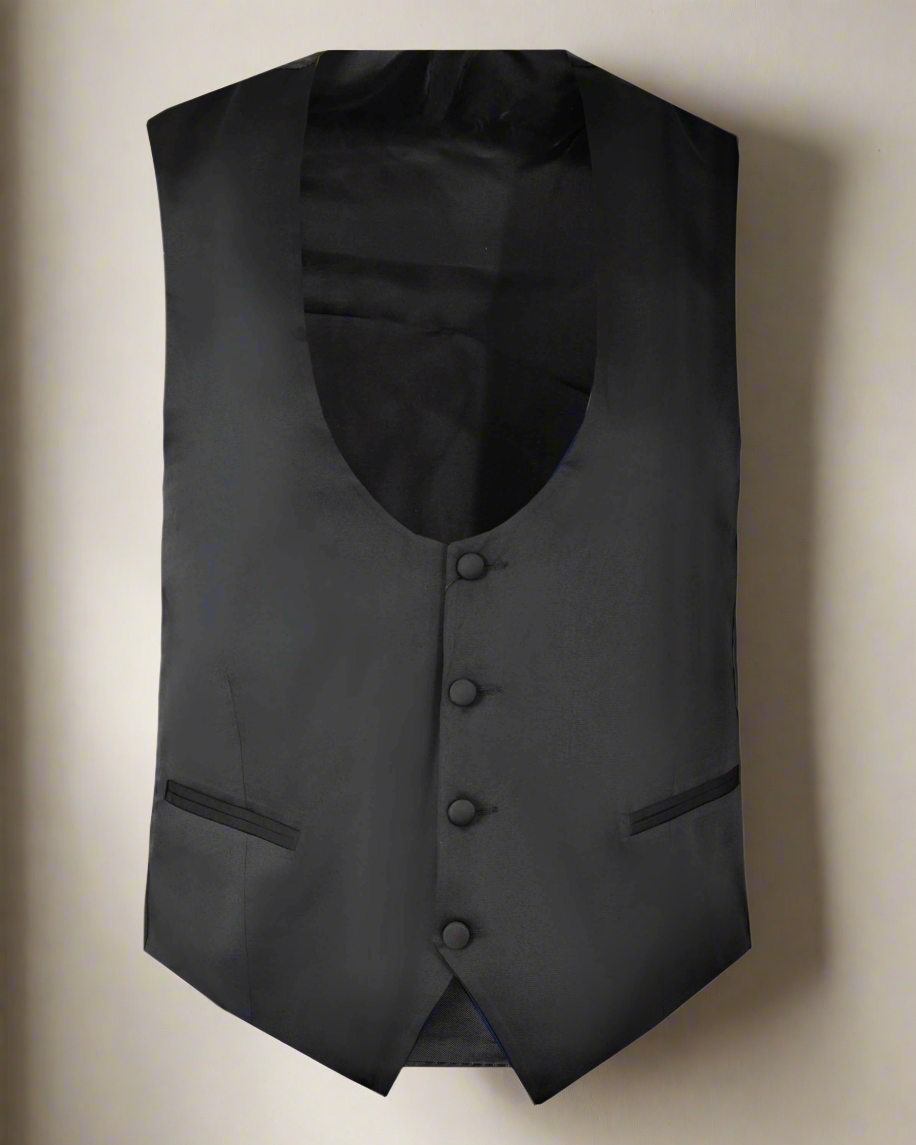 2H Black shiny Vest