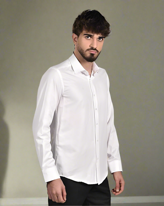 2H White Classic Shirt