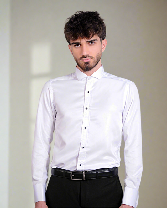 2H White Wedding Shirt