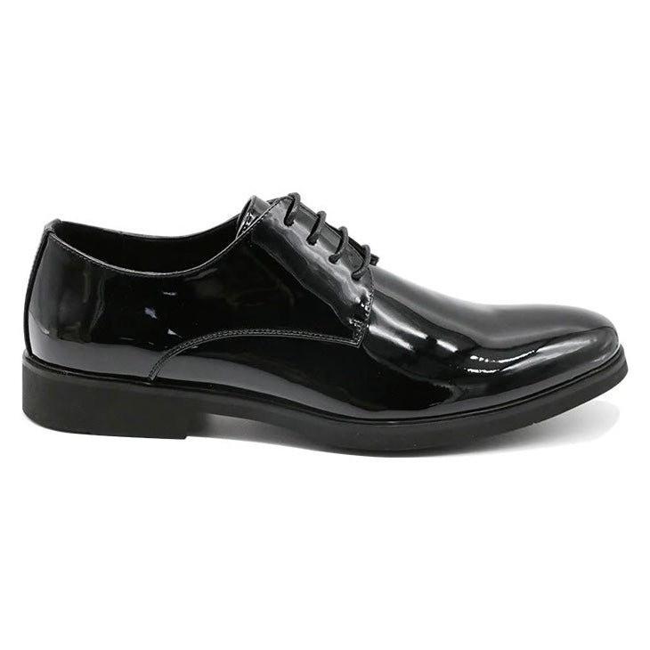 2H #110-100 Shining Black Classic Shoes