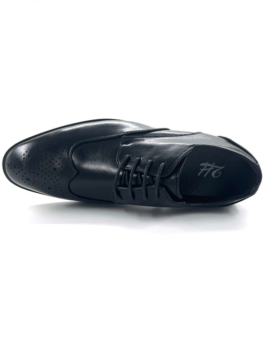 2H #JSL110-2 Black Classic Shoes