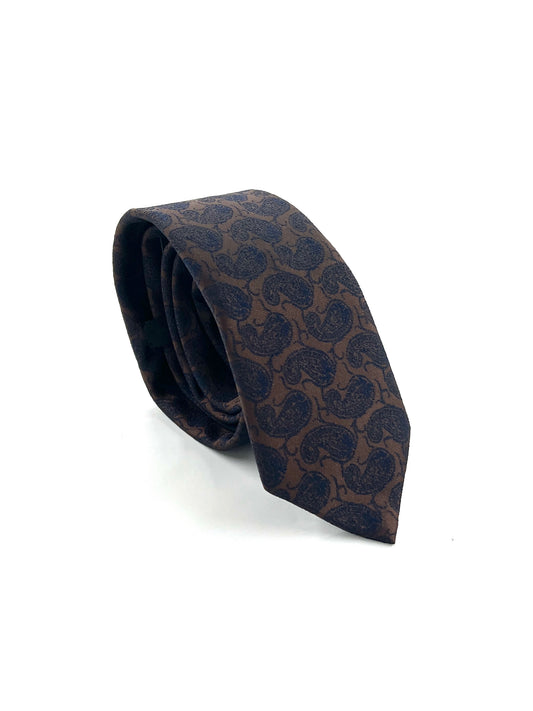 2H Brown Neck Tie