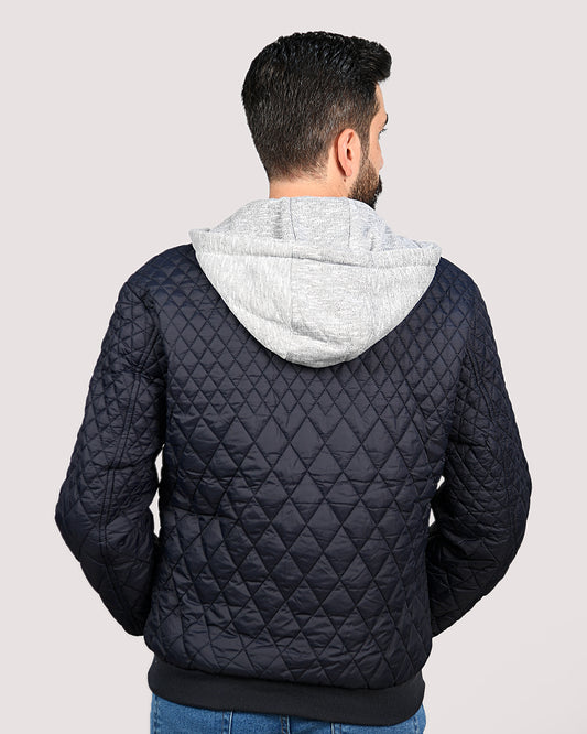 SALE! 2H Navy Moving hooded casual Jacket