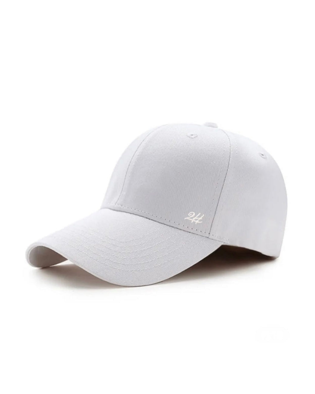 2H Cotton Canvas White Cap