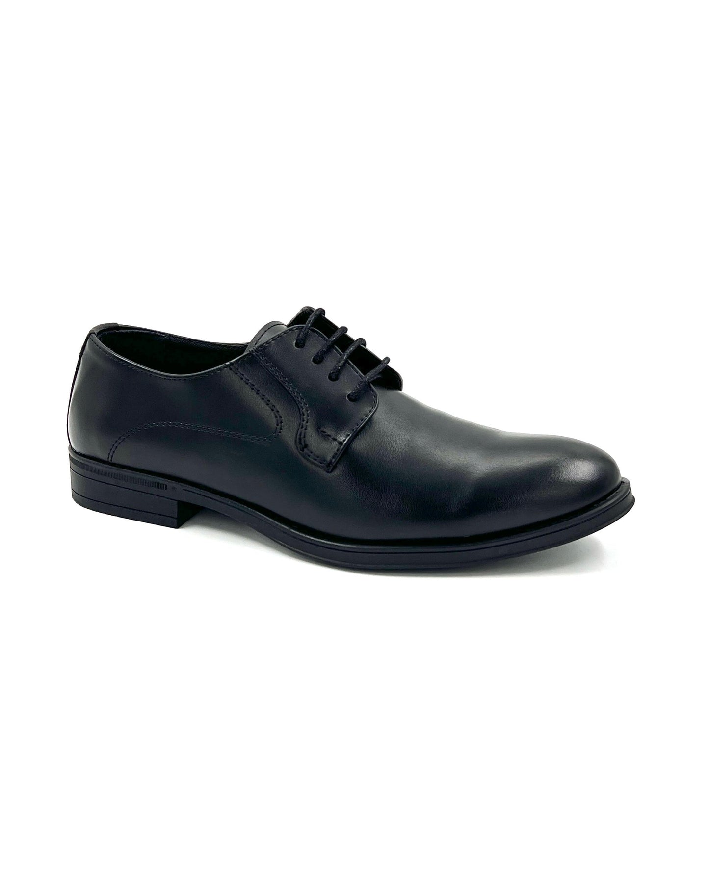 2H #969 Black plain Classic Shoes