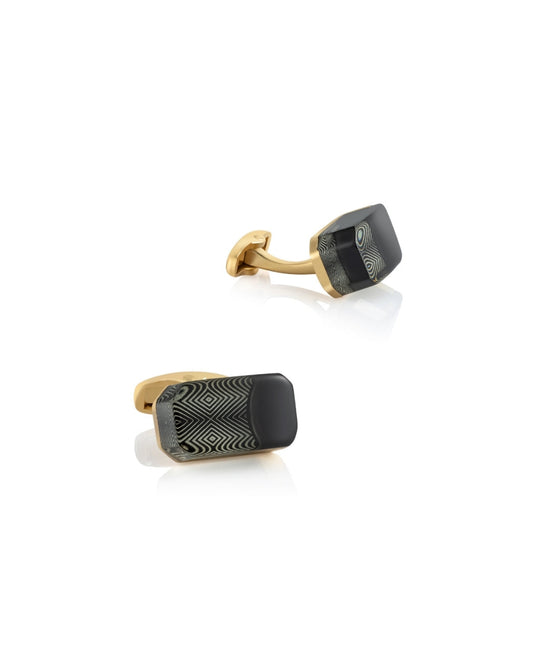 2H Gold Cufflinks