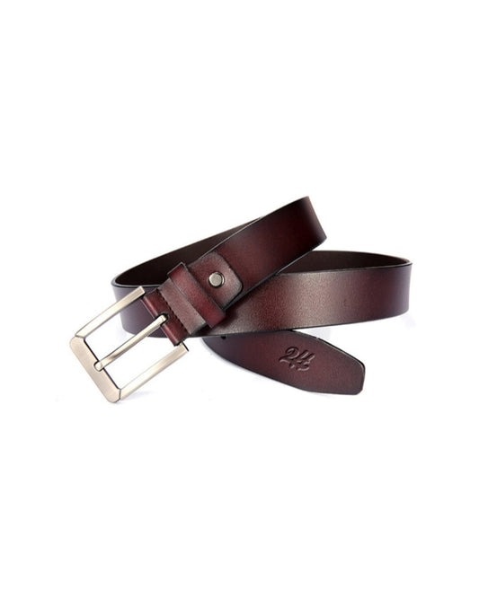 2H #9216 Brown Leather Casual Belt