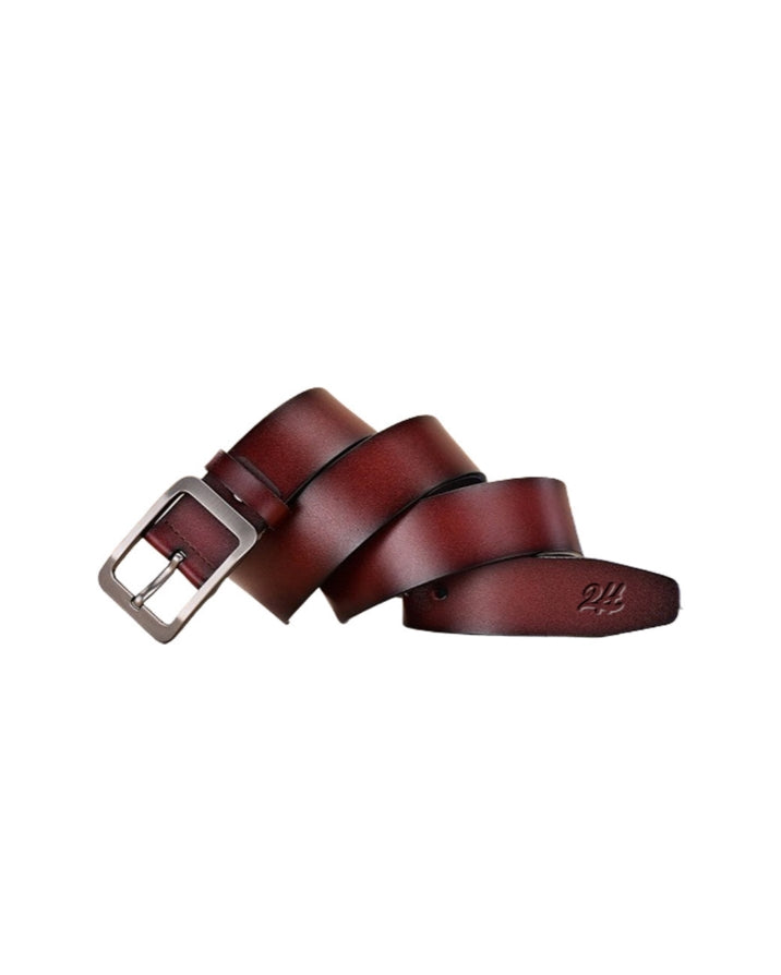 2H #9208 Brown Leather Casual Belt