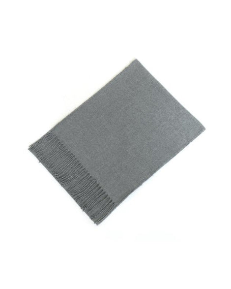 2H Plain Gray Scarf