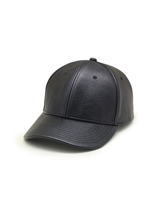 2H Black Leather Cap