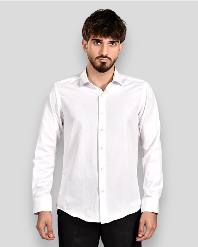 2H White Classic Shirt